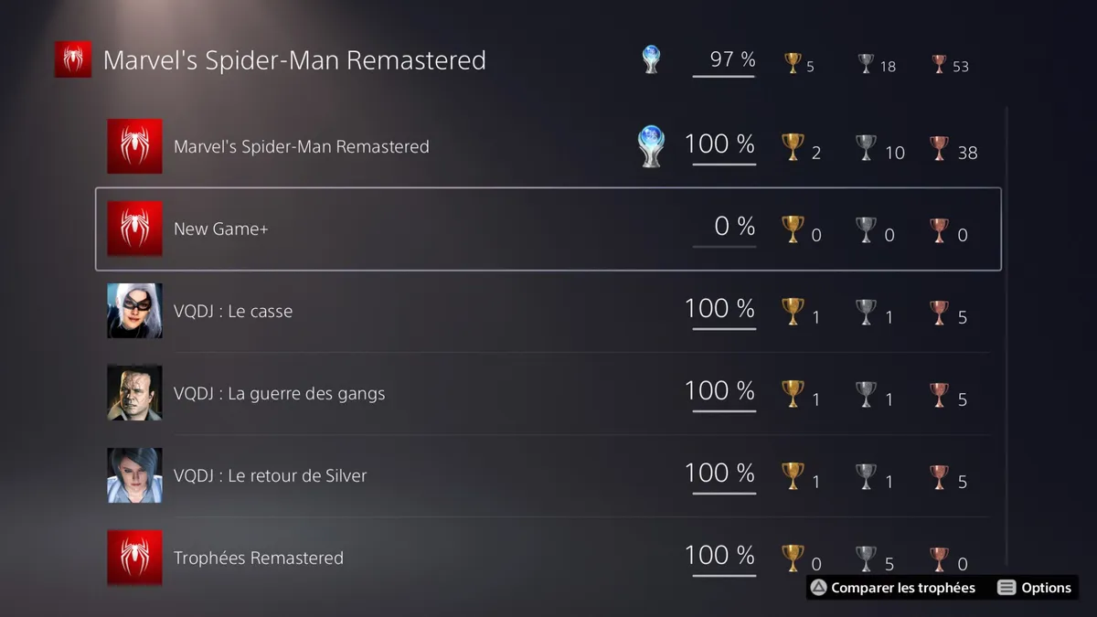 Platine n°22 : Spider‑Man : Dimensions — guide, astuces et carnets de run