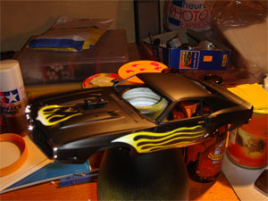 Détails peinture et bulles