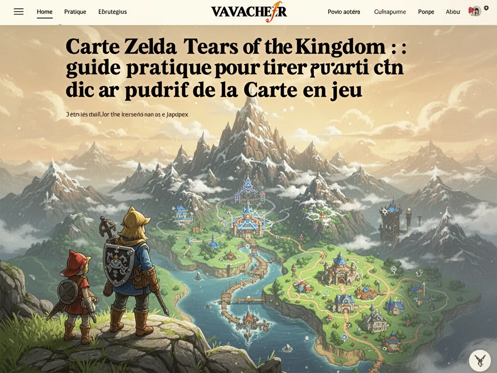 Carte Zelda Tears of the Kingdom : guide pratique pour tirer parti de la carte en jeu