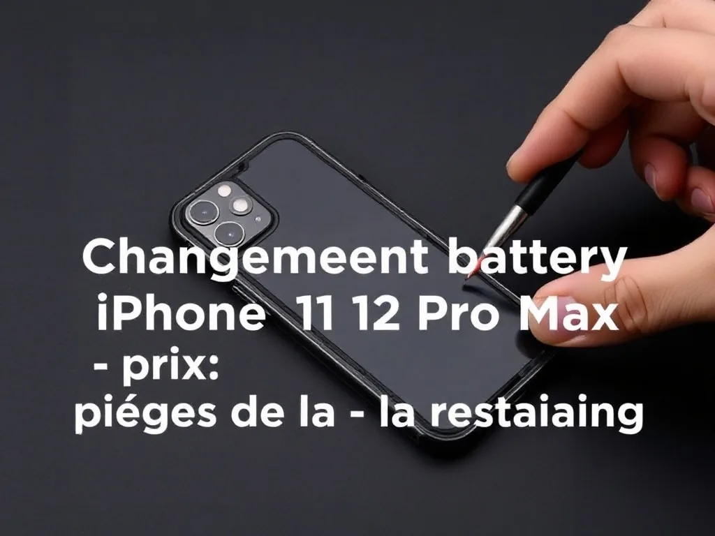 Changement batterie iPhone 12 Pro Max : prix, tuto et pièges de la réparation
