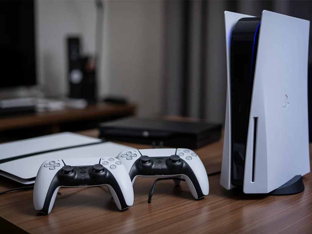 Écran d'accueil de la PS5 avec le Welcome Hub personnalisé, curseur de navigation pointant sur une tuile de jeu à fond coloré