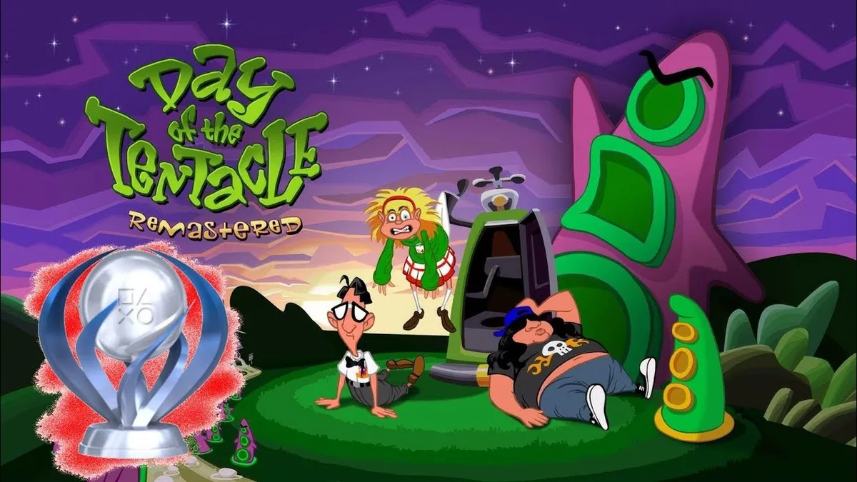 Platine n°125 — Day of the Tentacle Remastered : guide pour choper le 100% en 1 run