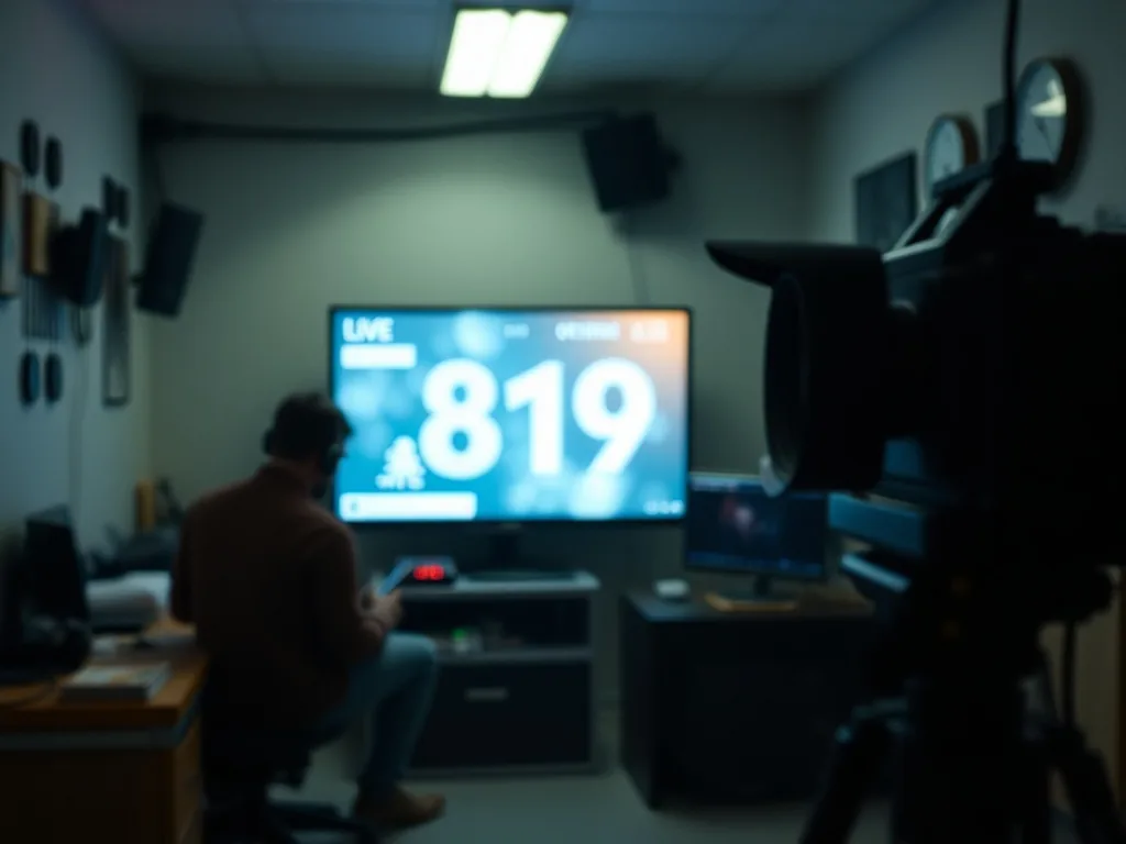Interface de streaming sportif illégal avec une mire de chargement et des pop-ups