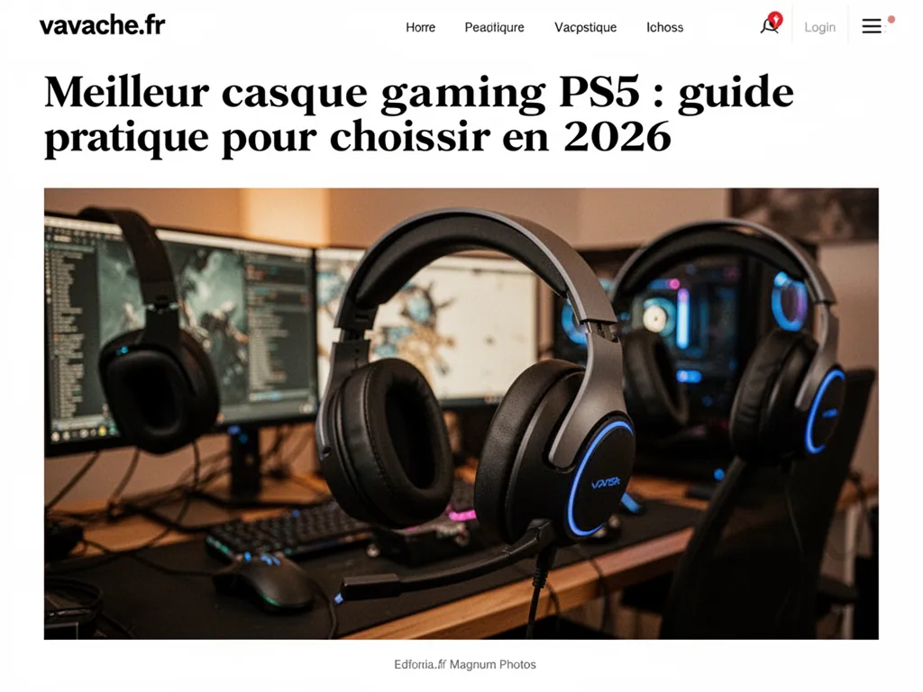 Meilleur casque gaming PS5 : guide pratique pour choisir en 2026