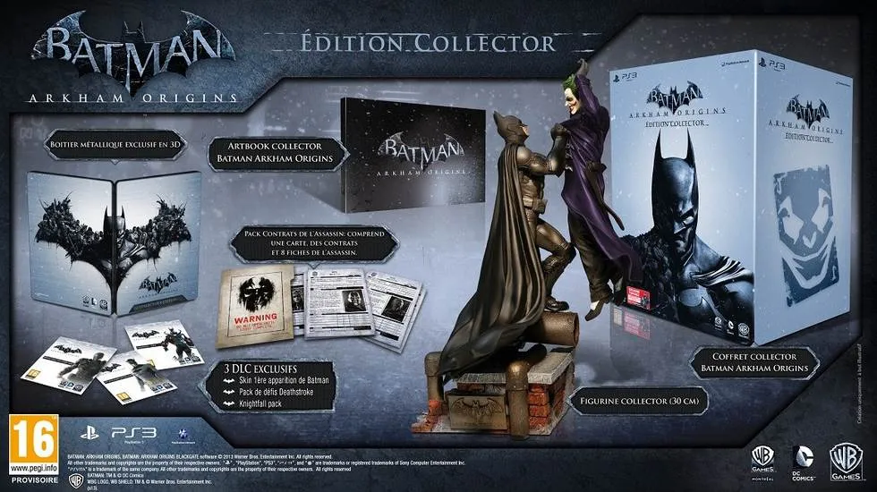 Batman Arkham Origins — la Collector qui t'envoie dans le passé (édition 2013)