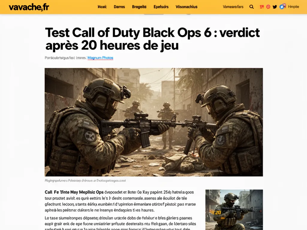 Test Call of Duty Black Ops 6 : verdict après 20 heures de jeu